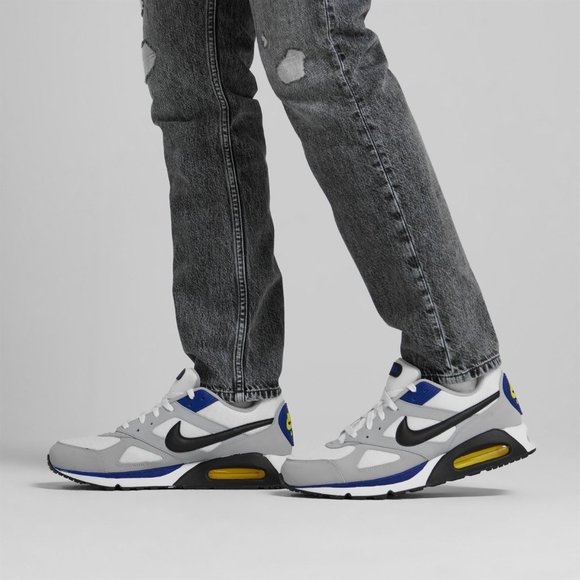 Nike Air Max IVO Running Sneaker 580518-102 White Grey Blue Black 1 90 95 97 98 - Picture 2 of 10
